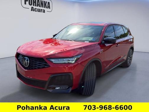 Red 2025 Acura MDX w/A-Spec Package