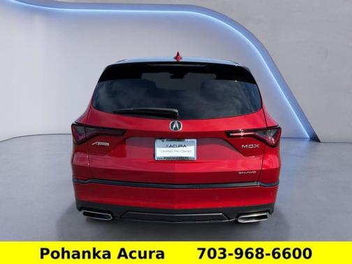 Red 2025 Acura MDX w/A-Spec Package
