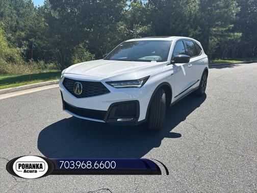Platinum White Pearl 2026 Acura MDX w/A-Spec Package