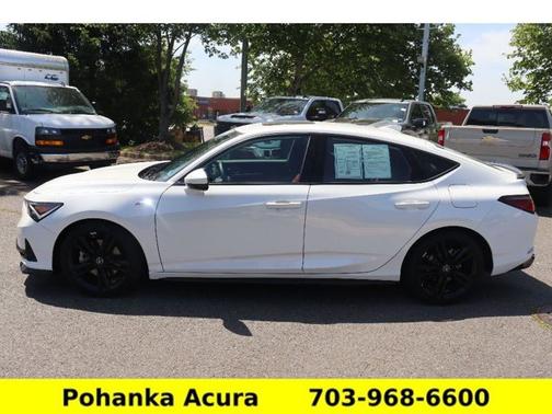Platinum White Pearl 2026 Acura Integra w/A-Spec Package