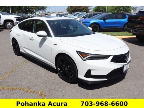 Platinum White Pearl 2026 Acura Integra w/A-Spec Package