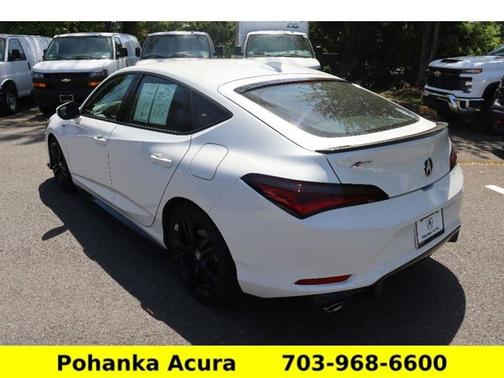 Platinum White Pearl 2026 Acura Integra w/A-Spec Package