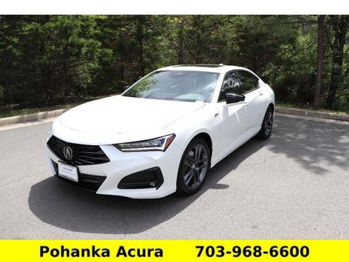 White 2025 Acura TLX w/A-Spec Package