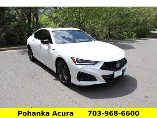 White 2025 Acura TLX w/A-Spec Package