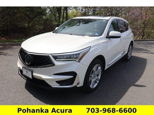 White Diamond Pearl 2019 Acura RDX Advance Package