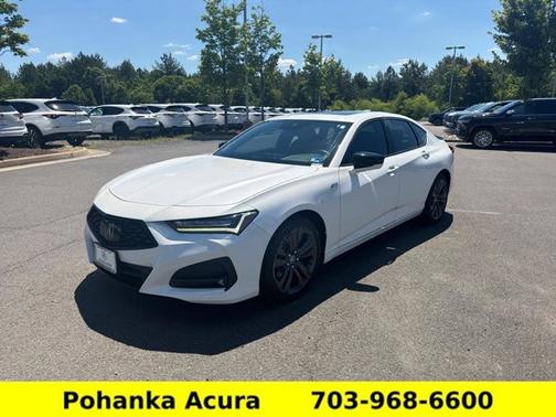 Platinum White Pearl 2022 Acura TLX w/A-Spec Package