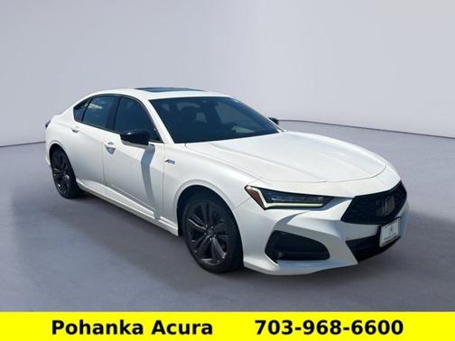 Platinum White Pearl 2022 Acura TLX w/A-Spec Package