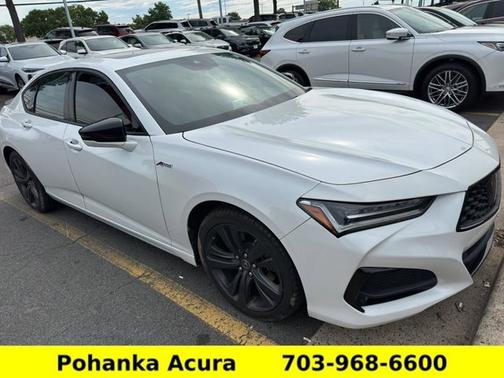 Platinum White Pearl 2022 Acura TLX w/A-Spec Package