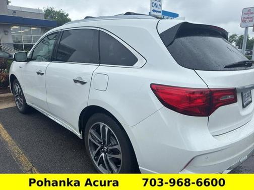 Platinum White Pearl 2020 Acura MDX Sport Hybrid Advance Package