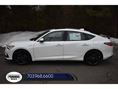 Platinum White Pearl 2026 Acura Integra w/A-Spec Technology Package