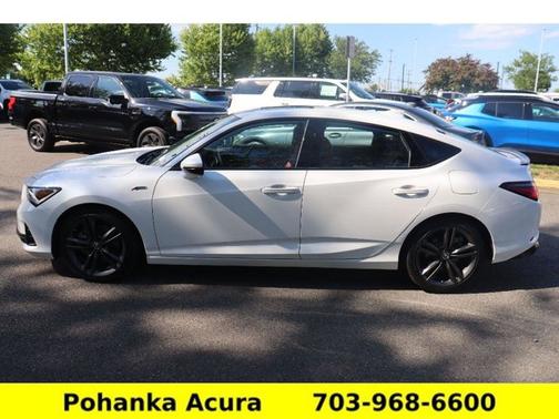 Platinum White Pearl 2025 Acura Integra w/A-Spec Technology Package