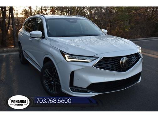 Platinum White Pearl 2026 Acura MDX w/Advance Package