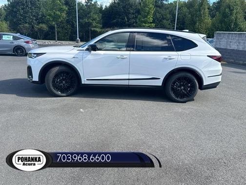 Platinum White Pearl 2026 Acura MDX w/A-Spec Advance Package