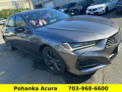 Modern Steel Metallic 2023 Acura TLX w/A-Spec Package