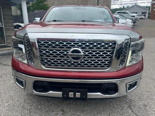 Red 2017 Nissan Titan SL