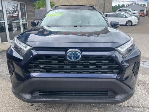 Dark Blue 2024 Toyota RAV4 Hybrid XLE