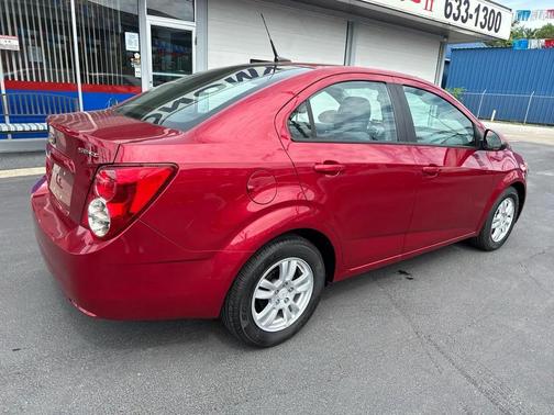 Red 2012 Chevrolet Sonic 2LS