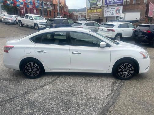 White 2015 Nissan Sentra FE+ S