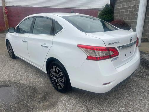 White 2015 Nissan Sentra FE+ S