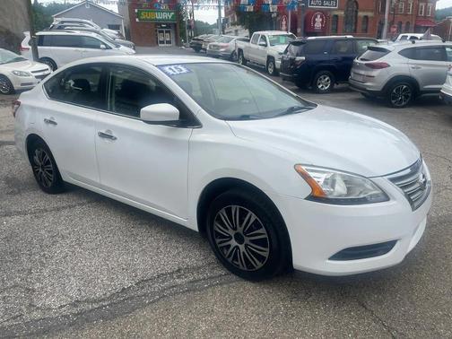 White 2015 Nissan Sentra FE+ S