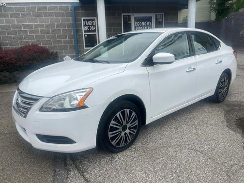 White 2015 Nissan Sentra FE+ S