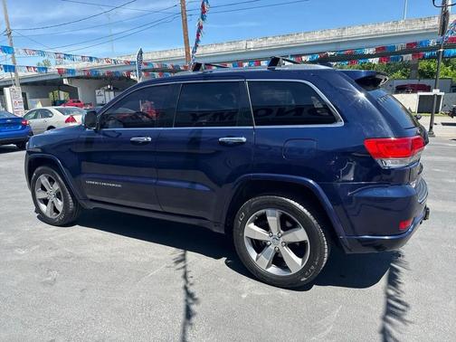 Blue 2014 Jeep Grand Cherokee Overland