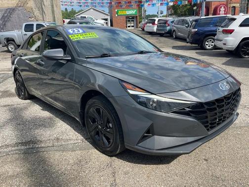 Ecotronic Gray 2023 Hyundai ELANTRA HEV Blue