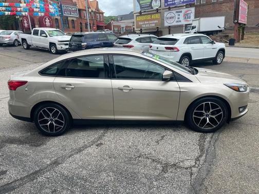 White Gold Metallic 2017 Ford Focus SEL