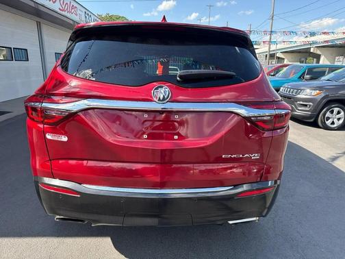 Red 2019 Buick Enclave Essence