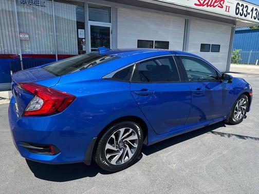 Blue 2017 Honda Civic EX