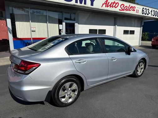 Silver 2013 Honda Civic LX