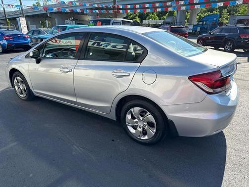 Silver 2013 Honda Civic LX