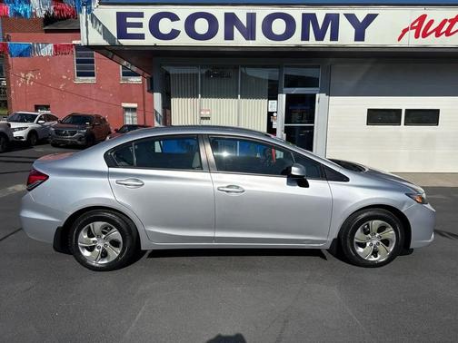 Silver 2013 Honda Civic LX