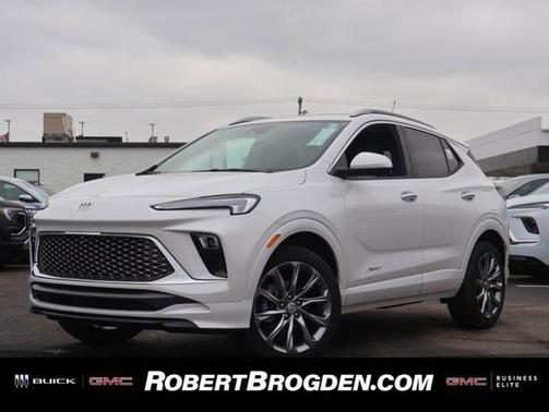 White Frost Tri-Coat 2026 Buick Encore GX Avenir