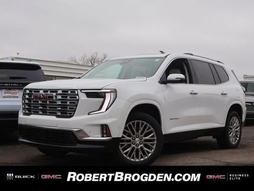Summit White 2026 GMC Acadia Denali