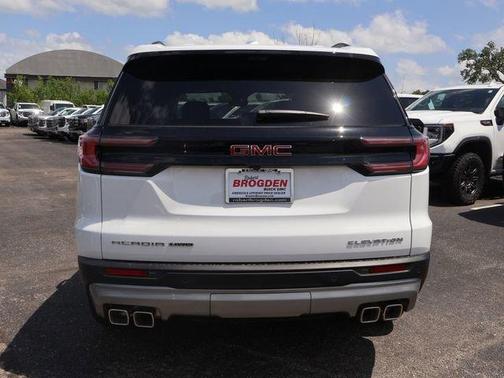 Summit White 2026 GMC Acadia Elevation