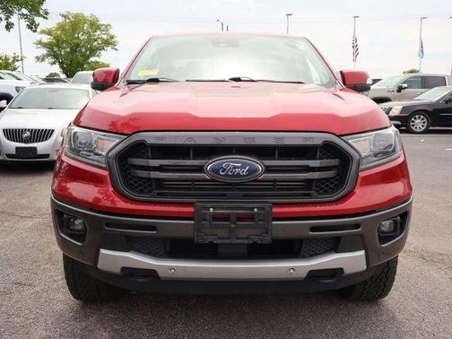 Red Metallic 2021 Ford Ranger Lariat