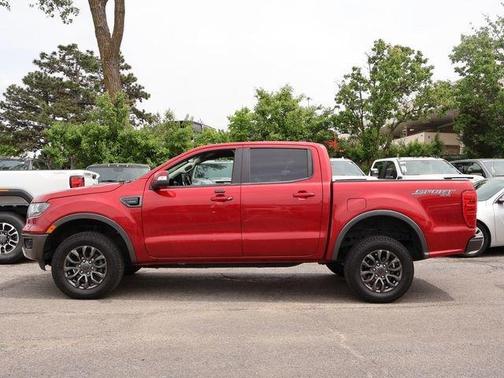 Red Metallic 2021 Ford Ranger Lariat