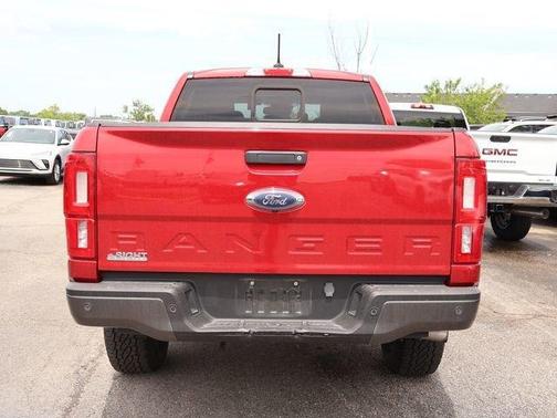 Red Metallic 2021 Ford Ranger Lariat