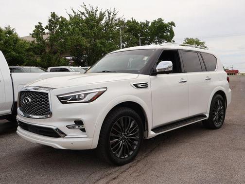 Moonstone White 2023 INFINITI QX80 SENSORY