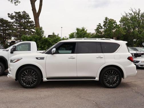 Moonstone White 2023 INFINITI QX80 SENSORY
