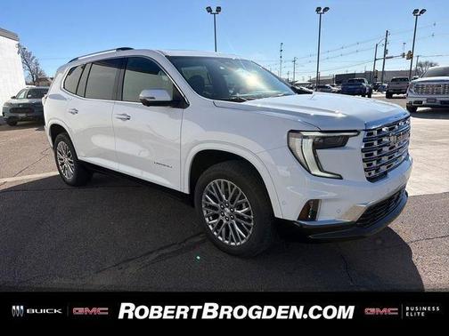 Summit White 2026 GMC Acadia Denali