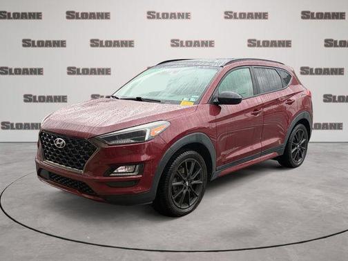 Red 2019 Hyundai TUCSON Night