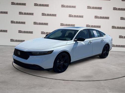 Platinum White Pearl 2023 Honda Accord Hybrid Sport-L