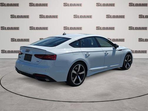 Glacier White Metallic 2023 Audi A5 Sportback 45 S Line Premium Plus