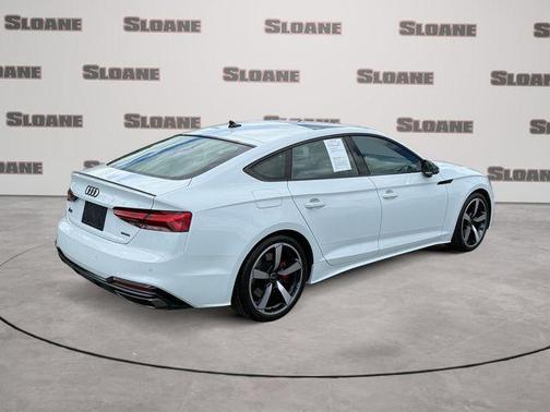 Glacier White Metallic 2023 Audi A5 Sportback 45 S Line Premium Plus