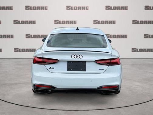 Glacier White Metallic 2023 Audi A5 Sportback 45 S Line Premium Plus
