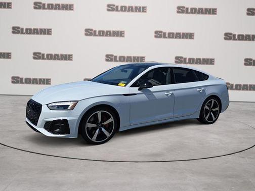 Glacier White Metallic 2023 Audi A5 Sportback 45 S Line Premium Plus