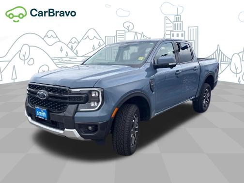 Azure Gray Metallic Tri-Coat 2025 Ford Ranger LARIAT