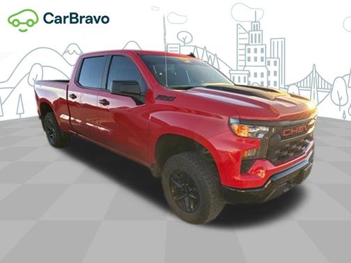 Red Hot 2025 Chevrolet Silverado 1500 Custom Trail Boss